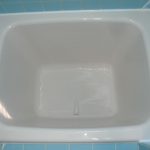 戸建て在来浴室リフォーム鋳物ホーロー浴槽陶器層割れ錆修理と塗装
