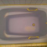 戸建て在来浴室リフォーム鋳物ホーロー浴槽陶器層割れ修理と塗装