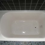 熊本県熊本市、戸建て在来浴室、鋳物ホーロー浴槽、錆修理・クリーニング・塗装フォーム