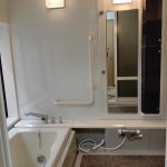 福岡県柳川市、セキスイハイム、ユニットバス浴室、清掃・塗装・パネルカバー工法リフォーム