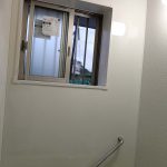 熊本県熊本市南区城南町、戸建てユニットバス浴室、窓交換、パネル貼り付け、窓枠取り付けリフォーム